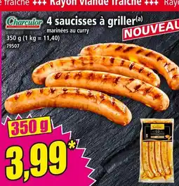 Norma CHARCULOR 4 saucisses à griller offre