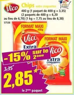 Norma VICO Chips extra craquantes offre