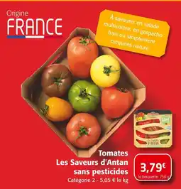 Colruyt Tomates Les Saveurs d'Antan sans pesticides offre