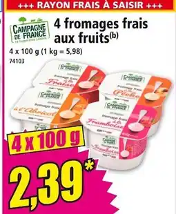 Norma Fromages frais aux fruits offre