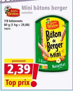 Norma JUSTIN BRIDOU Mini bâtons berger offre