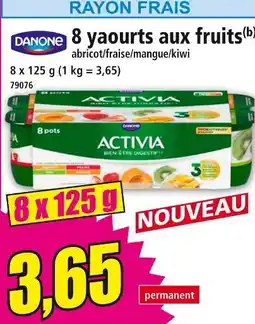 Norma DANONE Yaourts aux fruits offre