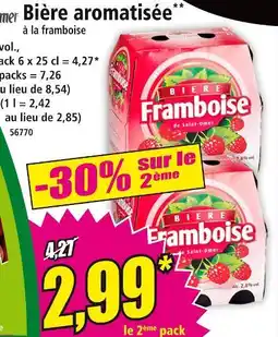 Norma Saint-Omer Bière aromatisée à la framboise offre