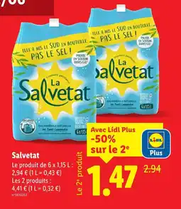 Lidl LA SALVETAT Salvetat offre