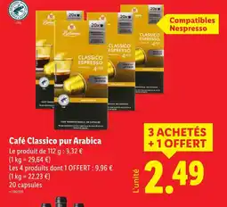 Lidl Bellarom Café Classico pur Arabica offre
