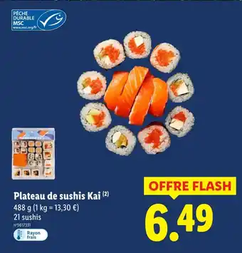 Lidl KAI Plateau de sushis offre