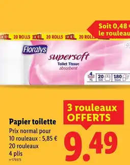 Lidl FLORAYLYS Papier toilette offre