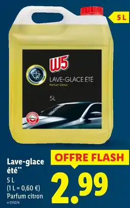 Lidl W5 Lave-glace été offre