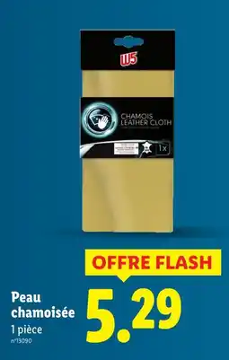 Lidl W5 Peau chamoisée offre