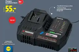 Lidl Parkside Charger de batterie Smart offre