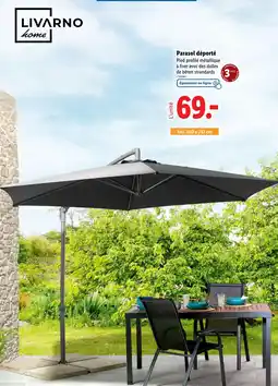 Lidl LIVARNO home Parasol déporté offre