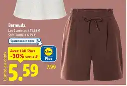 Lidl ESMARA Bermuda offre