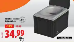 Lidl CRIVIT Toilettes sèches à séparation offre