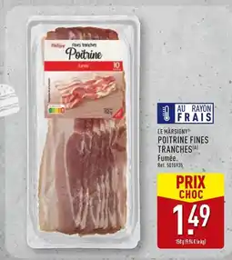 ALDI Le Marsigny Poitrine fines tranches offre