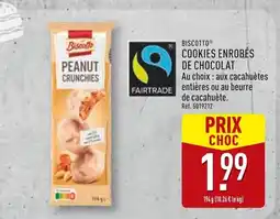 ALDI BISCOTTO Cookies enrobés de chocolat offre