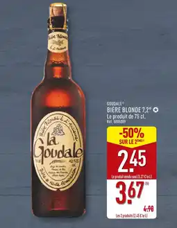 ALDI Goudale Bière Blonde 7,2° offre