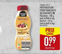 ALDI Trader Joe's Préparation pour pancakes ou gaufres offre