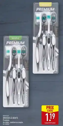 ALDI Dentitex Brosses à dents Premium offre