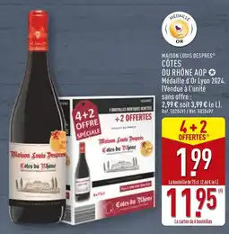 ALDI Maison Louis Despres Côtes du Rhône AOP offre
