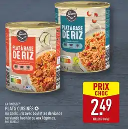 ALDI La Finesse Plat à base de riz offre