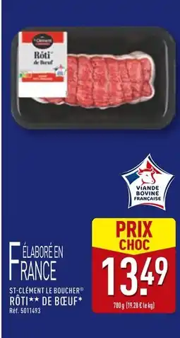 ALDI St-Clément Le Boucher Rôti de bœuf offre