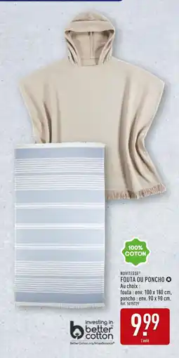 ALDI NOVITESSE FOUTA OU PONCHO offre