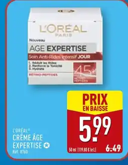 ALDI L’ORÉAL Crème Âge Expertise offre