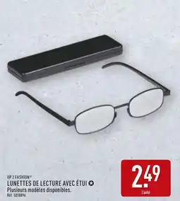 ALDI UP 2 FASHION LUNETTES DE LECTURE AVEC ÉTUI offre