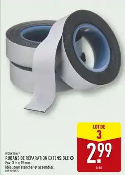 ALDI WORKZONE RUBANS DE RÉPARATION EXTENSIBLE offre