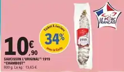E.Leclerc E.leclerc - saucisson l'original offre