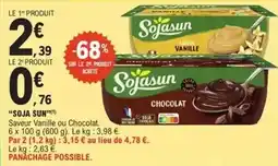 E.Leclerc Sojasun - vanille offre