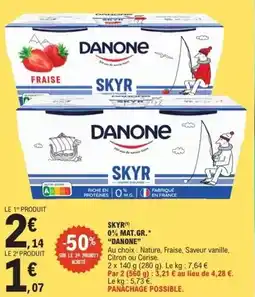 E.Leclerc Danone - skyr 0% mat.gr offre