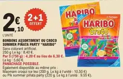 E.Leclerc Haribo - bonbons assortiment ou croco summer piñata party offre