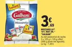 E.Leclerc Galbani - mozzarella 18% mat.gr offre