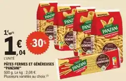 E.Leclerc Panzani - pâtes fermes et généreuses offre