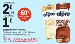 E.Leclerc Alpro - boisson soja offre