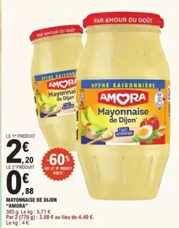E.Leclerc Amora - mayonnaise de dijon offre