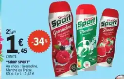 E.Leclerc Sirop sport - sirop sport offre