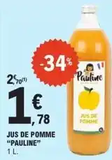 E.Leclerc Pauline - jus de pomme offre