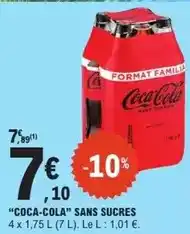 E.Leclerc Coca cola - coca cola sans sucres offre