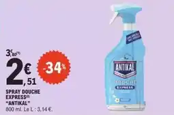 E.Leclerc Antikal - spray douche express offre
