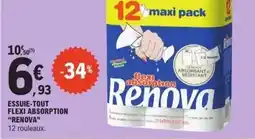 E.Leclerc Renova - essuie-tout flexi absorption offre