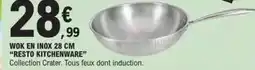 Tous - wok en inox 28 cm