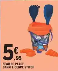 E.Leclerc Stitch - seau de plage garni licence offre