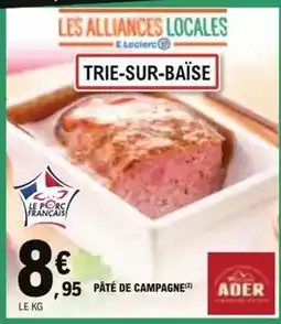 E.Leclerc Ader - pâté de campagne offre