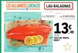 E.Leclerc Filet de truite rose offre
