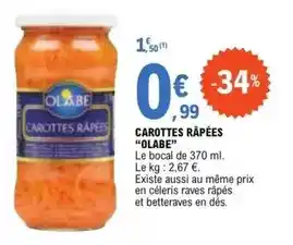 E.Leclerc Carottes rapees offre