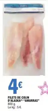 E.Leclerc Filets de colin d'alaskaa offre