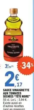 E.Leclerc Nestlé - sauce vinaigrette aux tomates séchées offre