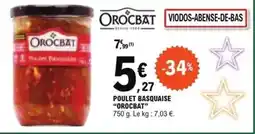 E.Leclerc Poulet basquaise offre